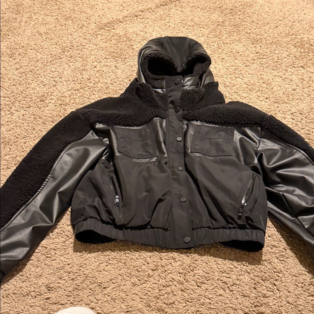 ALO Yoga Black Hooded Jacket
